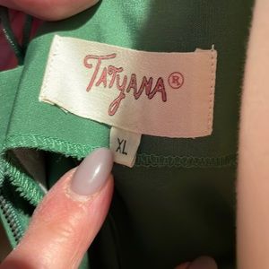 Beautiful Green Vintage inspired dress.